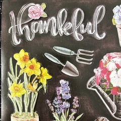 Crafter’s Square 3-D Dimensional Pop-Up Thankful Stickers Flowers Faithful Tools