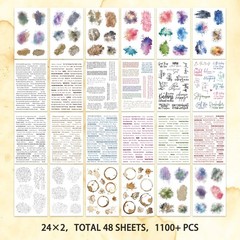 Quote Sticker Book for Journaling, 48 Sheets Word Motivational Inspirational …