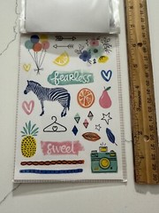 American Craft Amy Tangerine Grab Bag Die Cuts Cardstock Stickers Scrapbooking