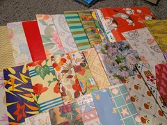 Lot Of Vintage And Modern Wrapping Paper For Junk Journals -NO Christmas 30 Pcs