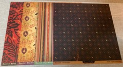 HUGE Halloween Crafting Scrapbooking Lot Paper Fabric Stickers Ribbon Die Cuts