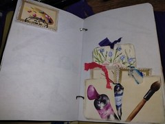 Artist Junk Journal Scrapbook USA Seller .