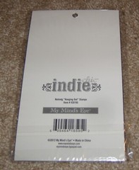 My Mind’s Eye Indie Chic Acrylic Stamp Set ~ Nutmeg «Hanging Out» Boy. NIP