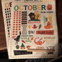 Calendar Rub- Ons. Karen Foster Design. All Twelve Months In The Set. See Pics