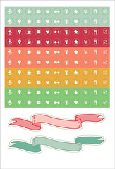 Essentials Planner Stickers for Dotted Journals (Set of 550+ Stickers. Great for