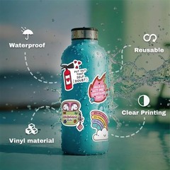 200 Pcs Inspirational Holographic Stickers for Adults,Vinyl Cute Positive Mot…