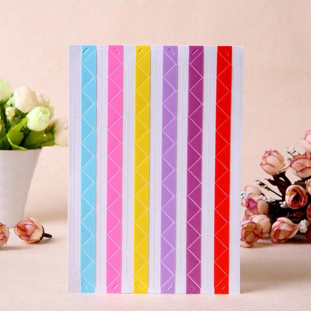 Paper Corner Sticker Set with 24 Pieces Per Sheet for Photo Album Protection