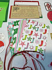 Christmas lot scrapbook planner journal junk collage ephemera paper crafting art