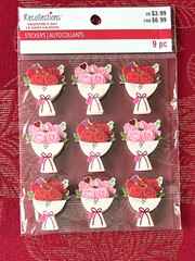 BEAUTIFUL ROSE FLOWER BOUQUET VALENTINE LOVE 3D STICKERS – RECOLLECTIONS