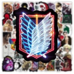Anime Attack On Titan Stickers Vinyl Decals Sticker Bomb Laptop Pack Lot 50pc