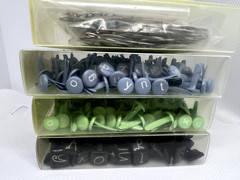 Recollections Brads – Metal Flower Embellishments 30pc (New) and 5 pk of unknown