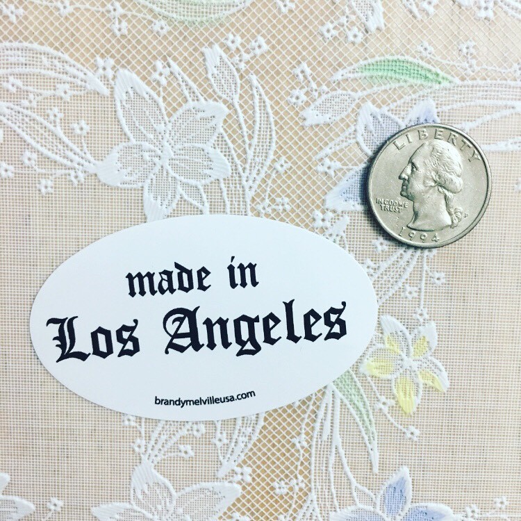 Made in Los Angeles Brandy Melville Sticker