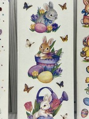 American Greetings Stickety Doo Da Stickers Easter Bunny Rabbit Chicks Set of 5