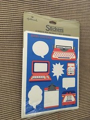 New Vintage 1984 Hallmark Memo Message Stickers 4 Sheets *See Desc