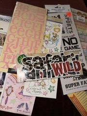 HUGE Lot of Words, Phrases Flowers Baby Safari Craft Stickers