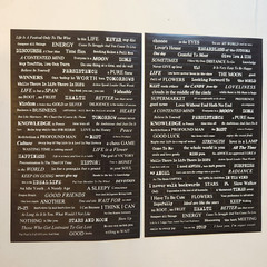 NEW Lot 12 Sheets Word Stickers Black White Tan Neutrals Gold Phrases Sentiments