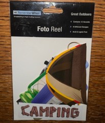 Remember When~Foto Real~The Great Outdoors Camping Lantern Compass Scrapbook