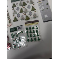 Recollections Jolee’s Boutique Christmas Sticker Lot Dimensional Glitter 15+ pc