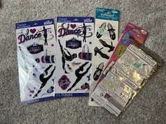Dance/Cheerleading Scrapbook Lot, Stickers, Transfers, Jolee’s