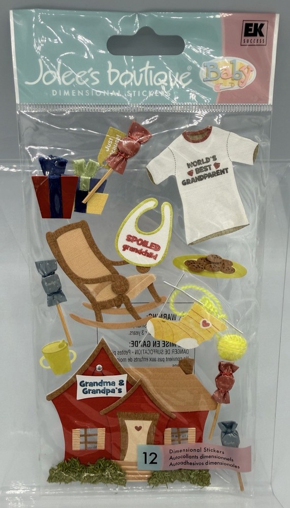 Jolee’s Scrapbook Stickers – Grandma & Grandpa Grandparents House SPJBLG129