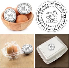 500 Pcs Eggs Laid on Date Stickers 2″ Farm Fresh Egg Round Stickers Egg Chick…