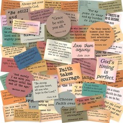 Faith & Grace Sticker Pack by Puraesla -156PCS Bible Verse Stickers, Vintage