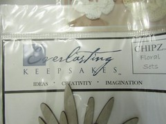 RECOLLECTIONS WOOD CRAFT FLOWERS & RHINESTONES 15 CT LOT NWT #14 CR32