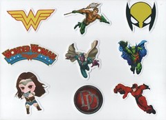 WONDER WOMAN WW84 STICKER SHEET SET 150+ pc Incl. PRISM DC Comics The Rev’s