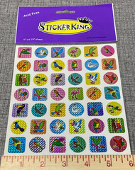 NOS Sticker King Vintage Cool RARE Prism Bird Stickers New Old Stock Lot of 5