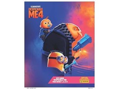 Panini Despicable Me 4 Mega Starter Pack, 1 Sticker Album + 25 Stickers, Yellow