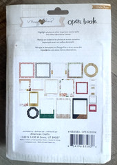 Crate Paper Maggie Holmes, Open Book, 20-Pack Scrapbooking Frames NEW