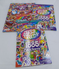 Lisa Frank Two 2nd Official Collectors Set 1885 Stickers & Coloring Book