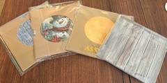 NEW LOT OF 4 CRAFT SCRAPBOOK PAPER Packs 6” X 6” Snowman Wood