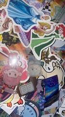Surprise Lot of 50 Random Stickers – Includes Die Cuts/Sticker Flakes!