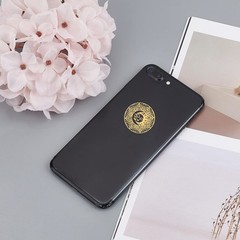 9Pcs 1.6Ã—1.6 inch Sacred Geometry Metal Energy Stickers Flower of Life Orgon…