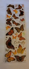 Ornate Sheets Shiny Floral Forest Mushroom Butterfly Scrapbooking Stickers