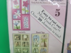 Rebecca Sower Mini FRESH CUTS Cut-Out Embellishments EK 4 Packs Of 5 Sheets Lot