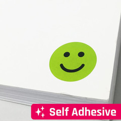 600 Pack – Happy/Sad Smile Face Behavior Emotion Stickers – Red/Green, 1″