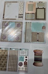 scrapbook wizard scrapbooking kit chapters SEASIDE paper ribbon stickers