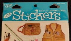 NEW – Frances Meyer 26 Stickers Fishing Fun Lignin and Acid Free Made in U.S.A.