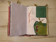 100-Page Handmade Christmas Junk Journal Vintage Charm Ready for Your Creativity