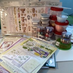 Huge Lot FLOWER SOFT Texture, Embellishments, 23 Colors, Card Kits, Crafts