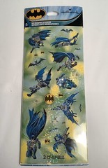 Hallmark Holographic BATMAN Stickers 2 Sheets Sealed NEW