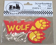 Tiger, Wolf, Cub Scouts Scrapbooking Die Cut Laser Cut Outs Stamping Station NEW