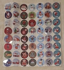 1300+ Assorted Holiday Christmas Stickers Autocollants Puffy Diecuts Paper Epoxy