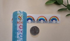 16 Sparkly Rainbow Stickers/Holographic Rainbow Stickers/Classic Rainbow Seals