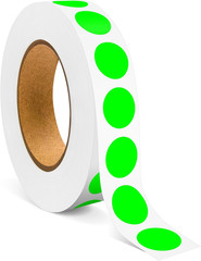 1/2 Inch Dot Stickers, White Circle Sticker Label Sticker 1000 Dots | 1000 round