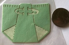 BABY CLOTHES Laser Overlay Die-Cuts(3pc)DCWV•Booties•Bib•Diaper •Newborn•Hearts
