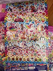BRAND NEW Lisa Frank Sticker Book Sticker Sheets 600 Stickers Bendon Aged Y2K
