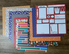 31 Sheet Lot 12×12 Scrapbook Paper School Themed – Music, Math, Science, & More